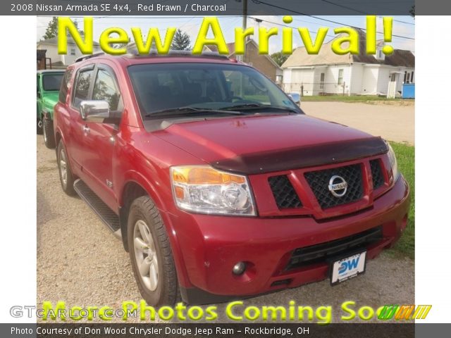2008 Nissan Armada SE 4x4 in Red Brawn