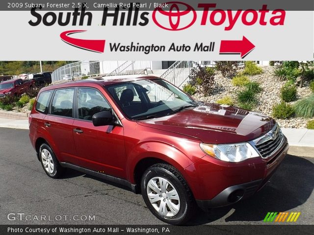 2009 Subaru Forester 2.5 X in Camellia Red Pearl