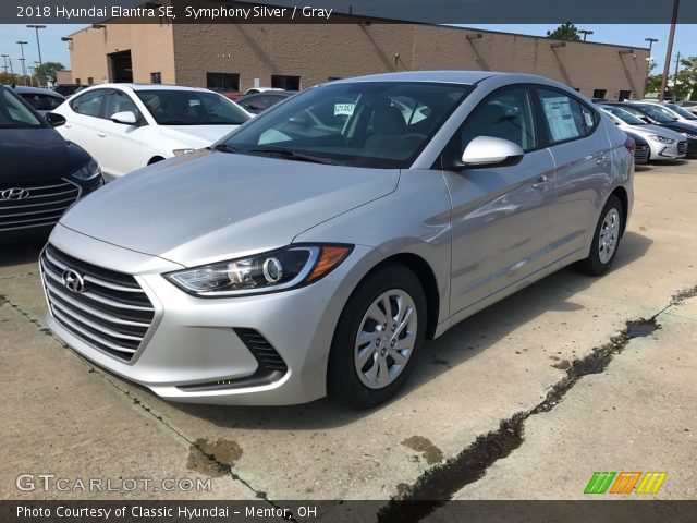 2018 Hyundai Elantra SE in Symphony Silver