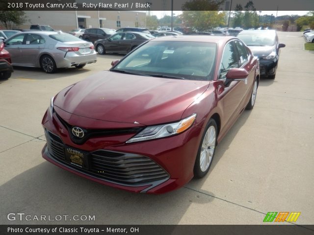 2018 Toyota Camry XLE in Ruby Flare Pearl