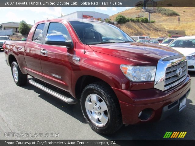 2007 Toyota Tundra Limited Double Cab in Salsa Red Pearl
