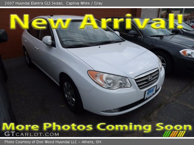 2007 Hyundai Elantra GLS Sedan in Captiva White