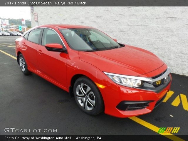 2017 Honda Civic LX Sedan in Rallye Red