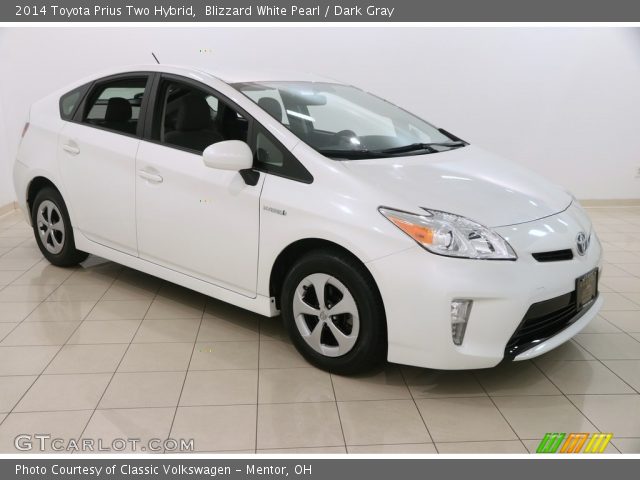 2014 Toyota Prius Two Hybrid in Blizzard White Pearl