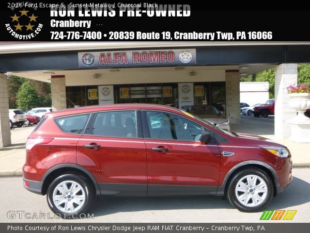 2016 Ford Escape S in Sunset Metallic