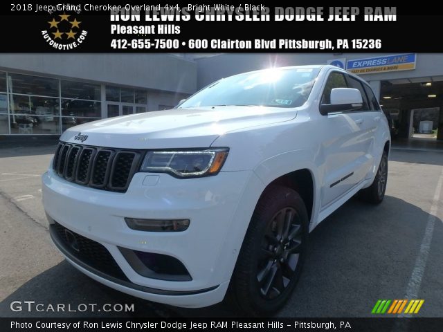 2018 Jeep Grand Cherokee Overland 4x4 in Bright White