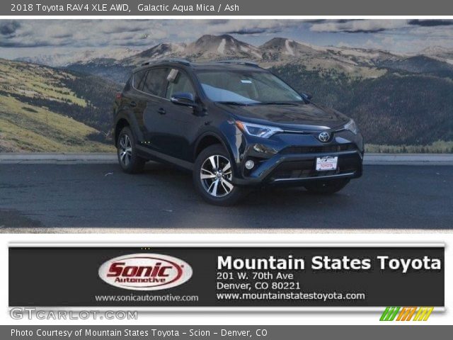 2018 Toyota RAV4 XLE AWD in Galactic Aqua Mica