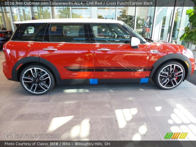 2018 Mini Clubman John Cooperworks ALL4 in Chili Red