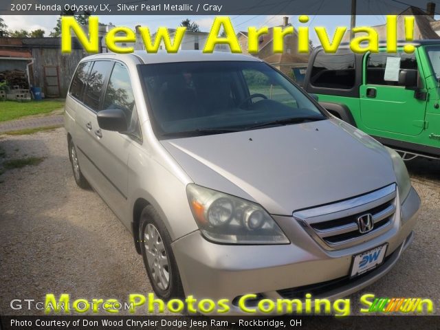 2007 Honda Odyssey LX in Silver Pearl Metallic
