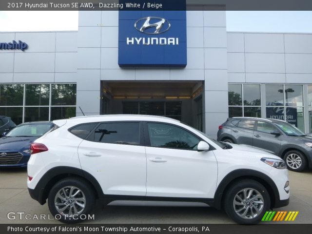 2017 Hyundai Tucson SE AWD in Dazzling White