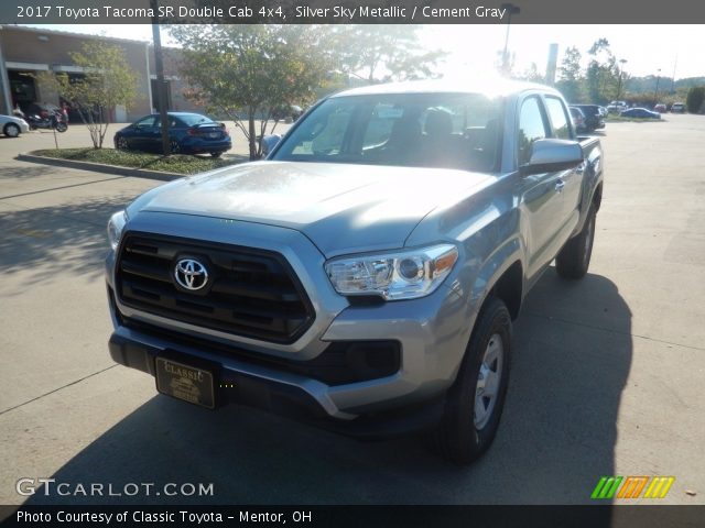 2017 Toyota Tacoma SR Double Cab 4x4 in Silver Sky Metallic