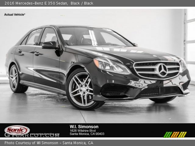 2016 Mercedes-Benz E 350 Sedan in Black