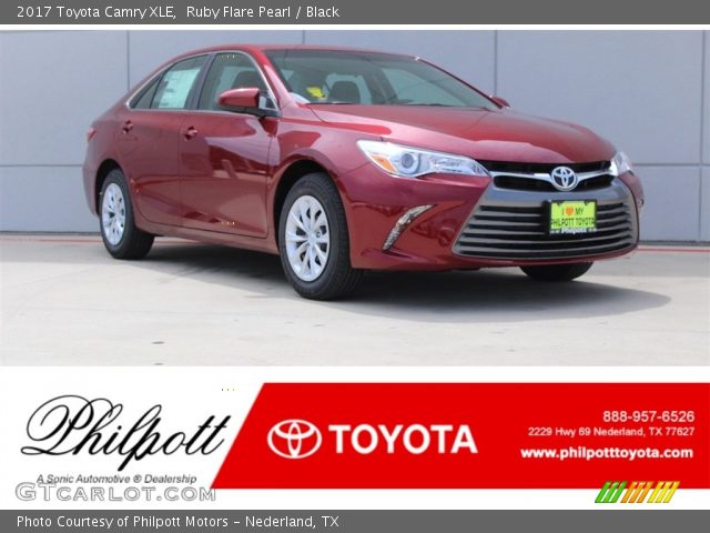 2017 Toyota Camry XLE in Ruby Flare Pearl