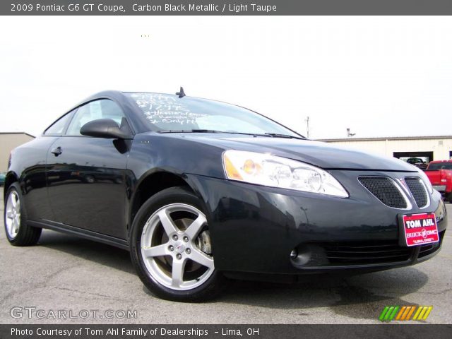 2009 Pontiac G6 GT Coupe in Carbon Black Metallic