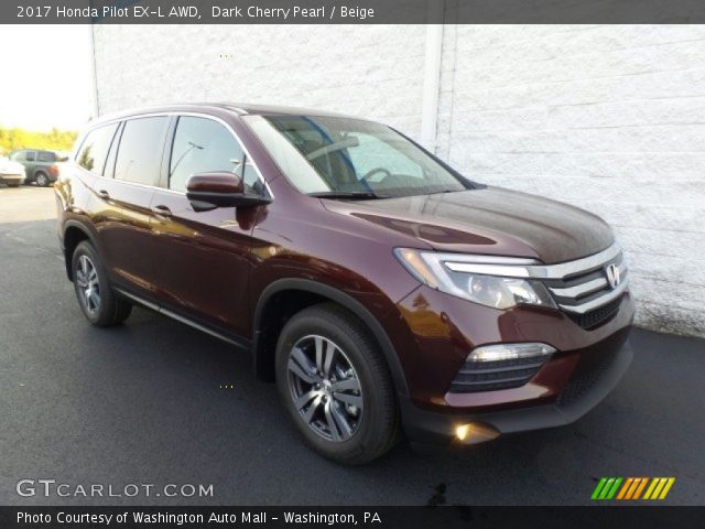 2017 Honda Pilot EX-L AWD in Dark Cherry Pearl