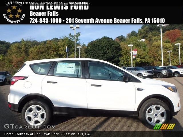 2018 Ford Escape S in Oxford White