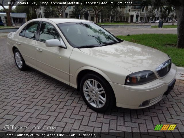 2003 Lincoln LS V8 in Ivory Parchment Metallic