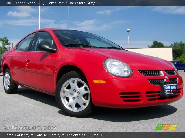 2003 Dodge Neon SXT in Flame Red