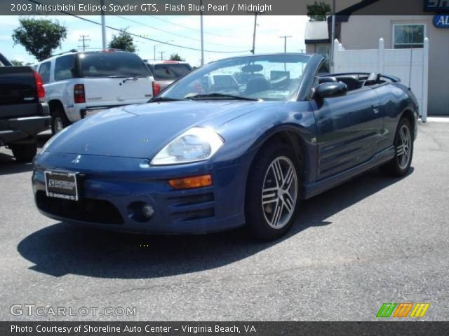 2003 Mitsubishi Eclipse Spyder GTS in Flash Blue Pearl
