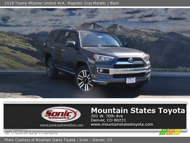2018 Toyota 4Runner Limited 4x4 in Magnetic Gray Metallic