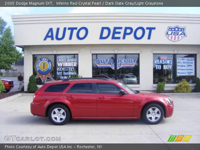 2005 Dodge Magnum SXT in Inferno Red Crystal Pearl