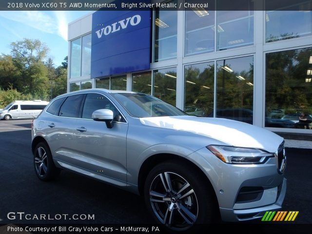 2018 Volvo XC60 T5 AWD Momentum in Bright Silver Metallic