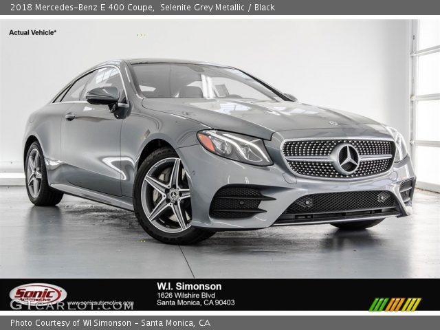 2018 Mercedes-Benz E 400 Coupe in Selenite Grey Metallic