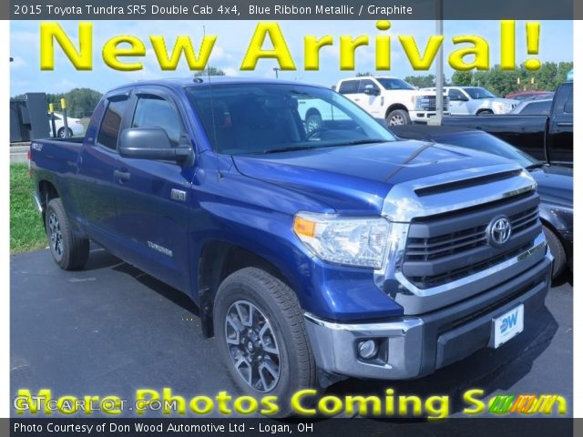 2015 Toyota Tundra SR5 Double Cab 4x4 in Blue Ribbon Metallic