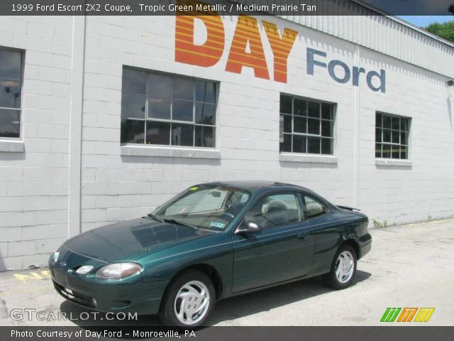 1999 Ford Escort ZX2 Coupe in Tropic Green Metallic