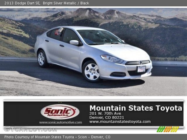 2013 Dodge Dart SE in Bright Silver Metallic