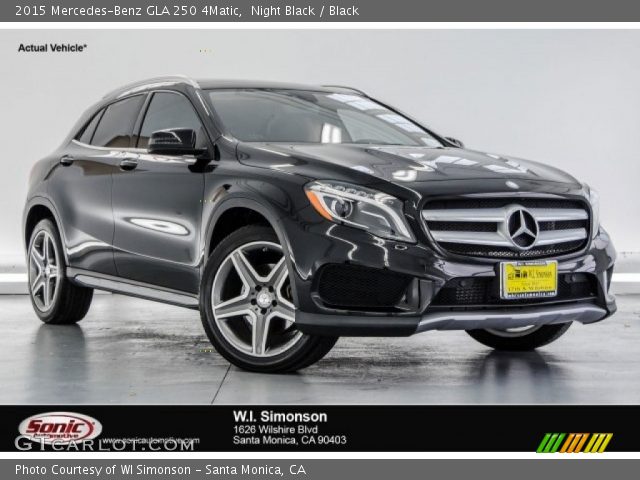 2015 Mercedes-Benz GLA 250 4Matic in Night Black
