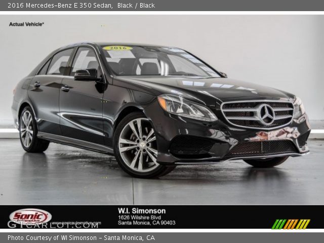 2016 Mercedes-Benz E 350 Sedan in Black