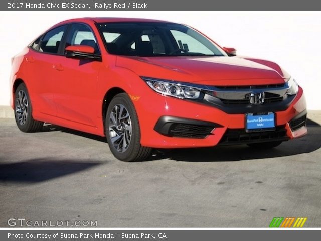 2017 Honda Civic EX Sedan in Rallye Red