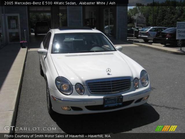 2005 Mercedes-Benz E 500 4Matic Sedan in Alabaster White