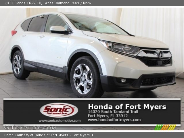 2017 Honda CR-V EX in White Diamond Pearl