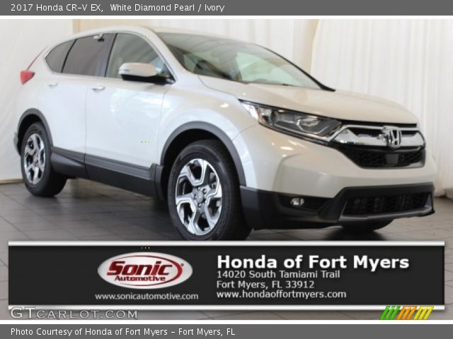 2017 Honda CR-V EX in White Diamond Pearl