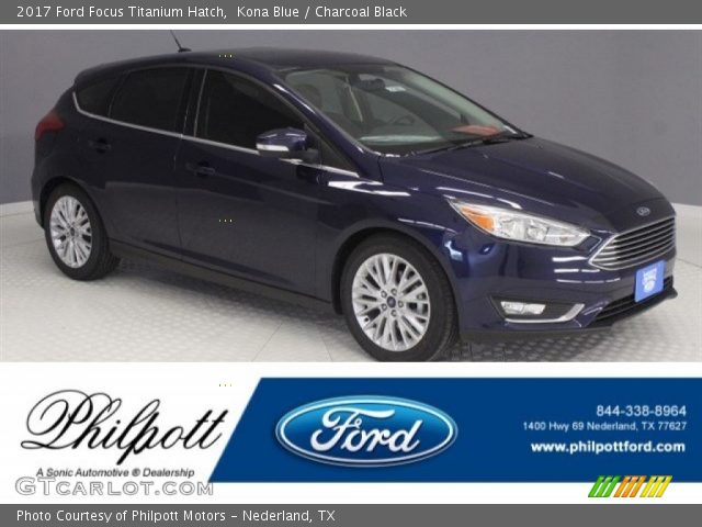 2017 Ford Focus Titanium Hatch in Kona Blue
