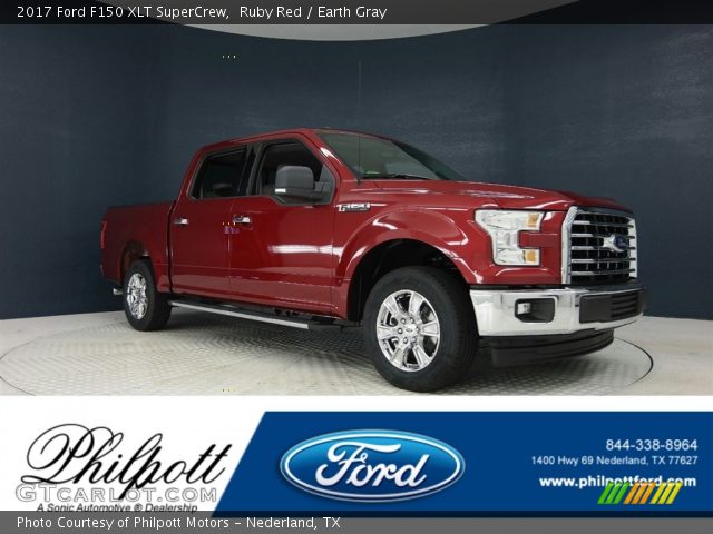 2017 Ford F150 XLT SuperCrew in Ruby Red