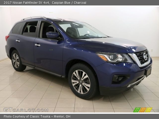 2017 Nissan Pathfinder SV 4x4 in Caspian Blue