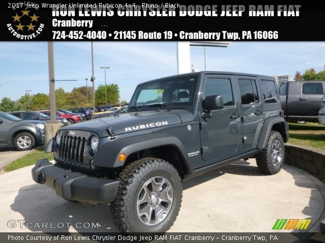 2017 Jeep Wrangler Unlimited Rubicon 4x4 in Rhino