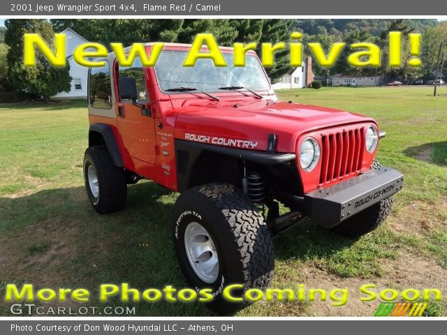 2001 Jeep Wrangler Sport 4x4 in Flame Red