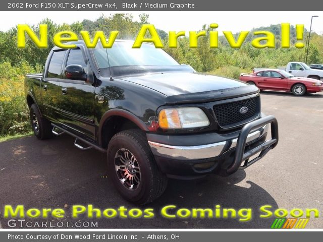 2002 Ford F150 XLT SuperCrew 4x4 in Black