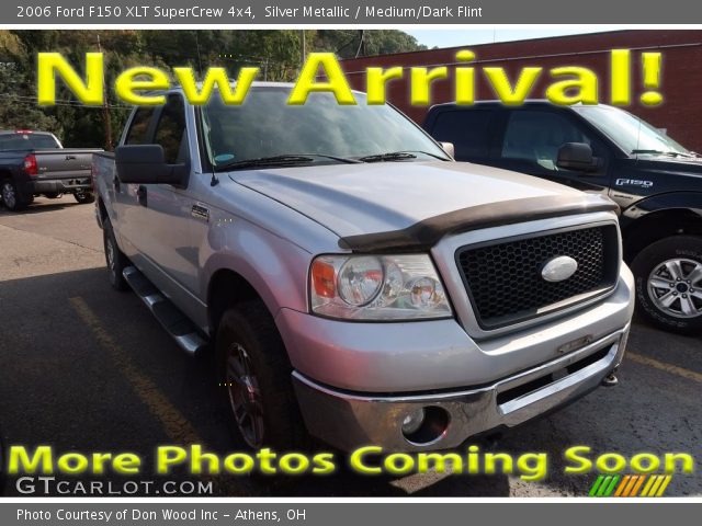 2006 Ford F150 XLT SuperCrew 4x4 in Silver Metallic