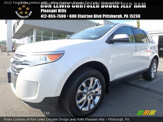 2012 Ford Edge Limited AWD in White Platinum Metallic Tri-Coat