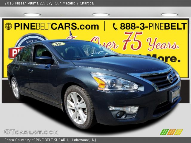 2015 Nissan Altima 2.5 SV in Gun Metallic