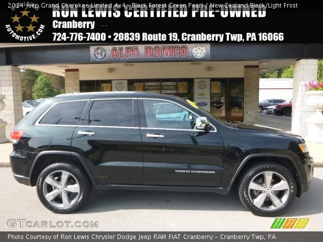 2014 Jeep Grand Cherokee Limited 4x4 in Black Forest Green Pearl