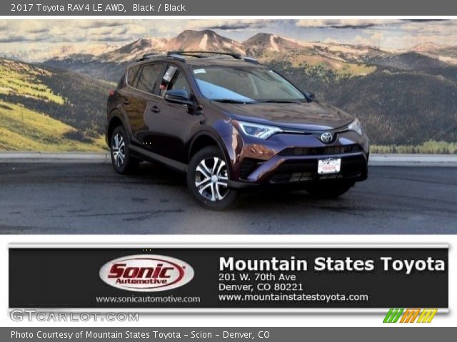 2017 Toyota RAV4 LE AWD in Black