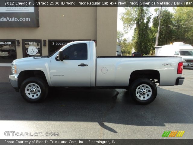 2012 Chevrolet Silverado 2500HD Work Truck Regular Cab 4x4 Plow Truck in Silver Ice Metallic