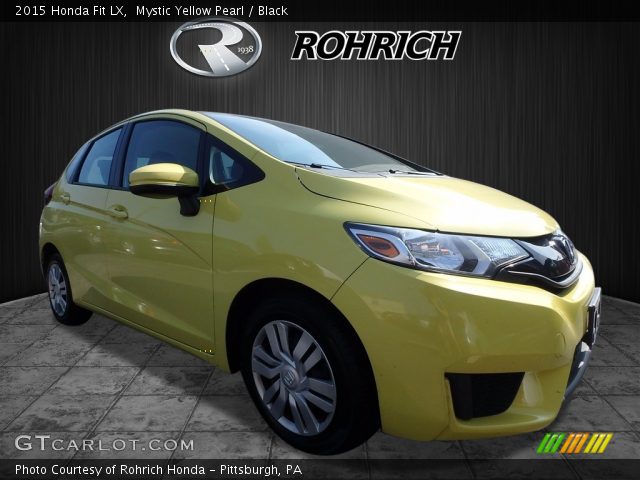2015 Honda Fit LX in Mystic Yellow Pearl