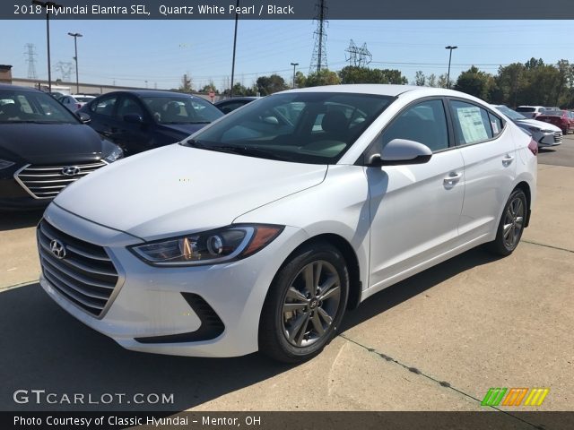 2018 Hyundai Elantra SEL in Quartz White Pearl